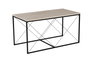 Hanah Home Juego de Mesas de Café Defne - Negro, Travertine